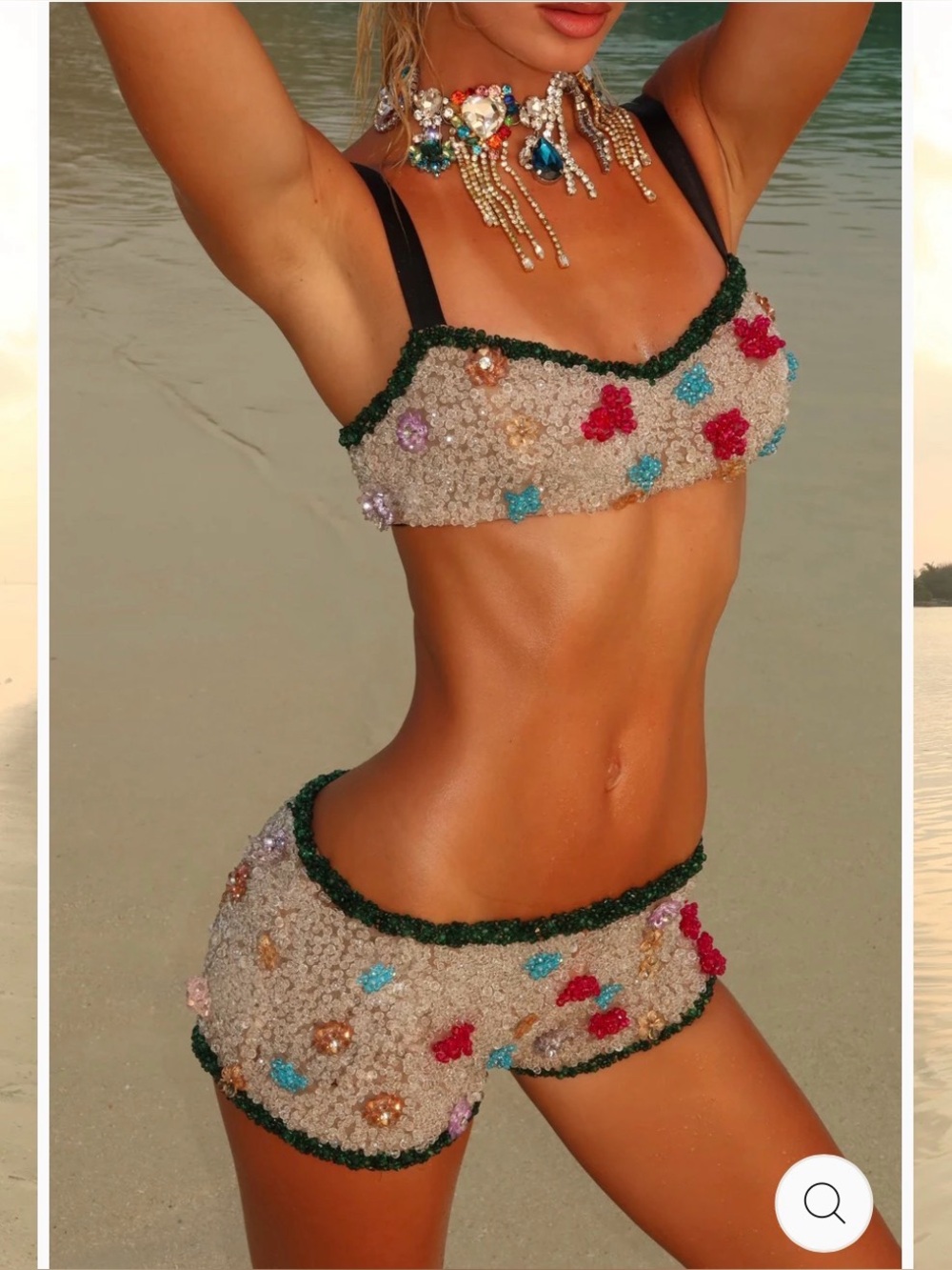 Aurela Hoxha ocean skin top